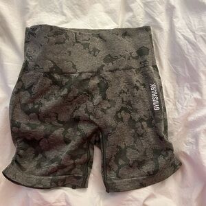 Gymshark Green Camo Shorts